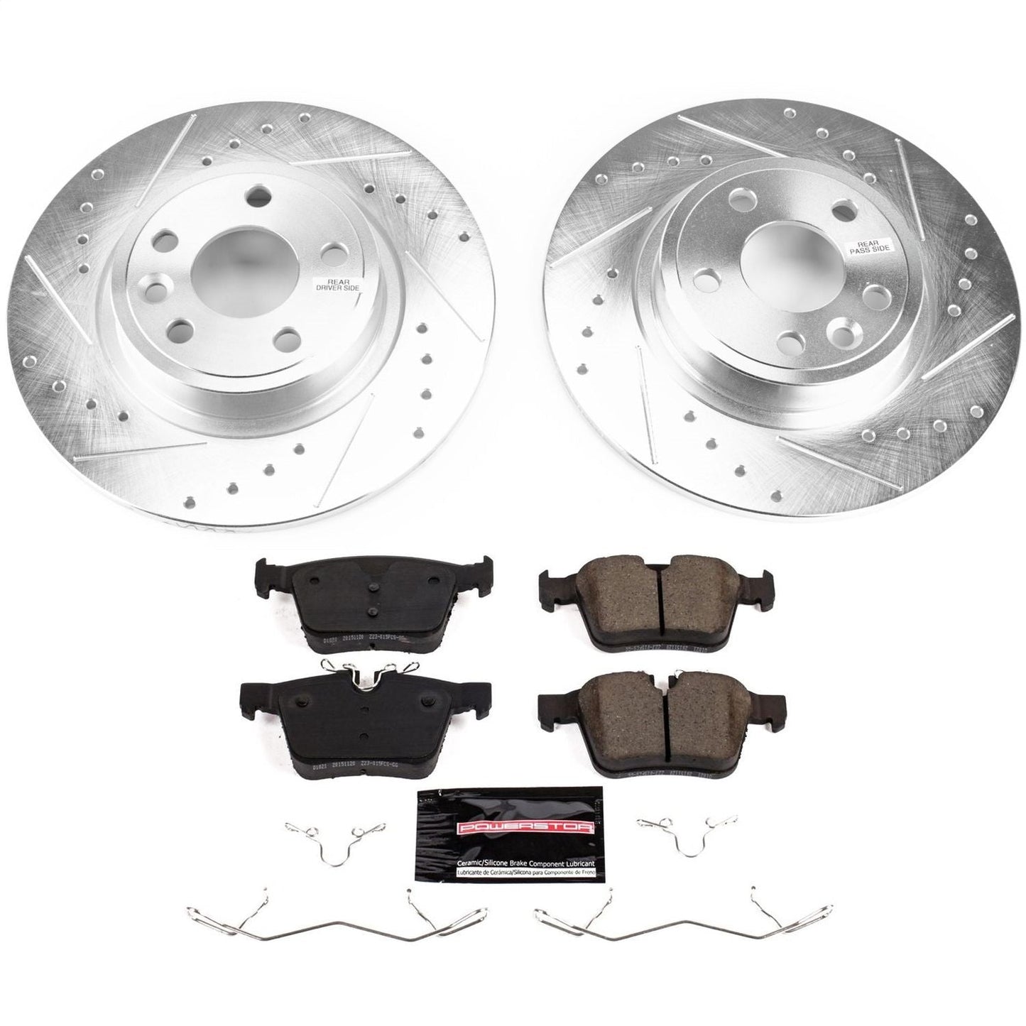 PowerStop Rear Z23 Evolution Sport Brake Kit | Land Rover Discovery Sport (15-17) (K7995)
