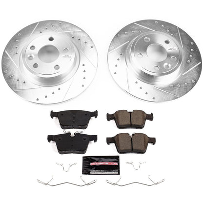 PowerStop Rear Z23 Evolution Sport Brake Kit | Land Rover Discovery Sport (15-17) (K7995)
