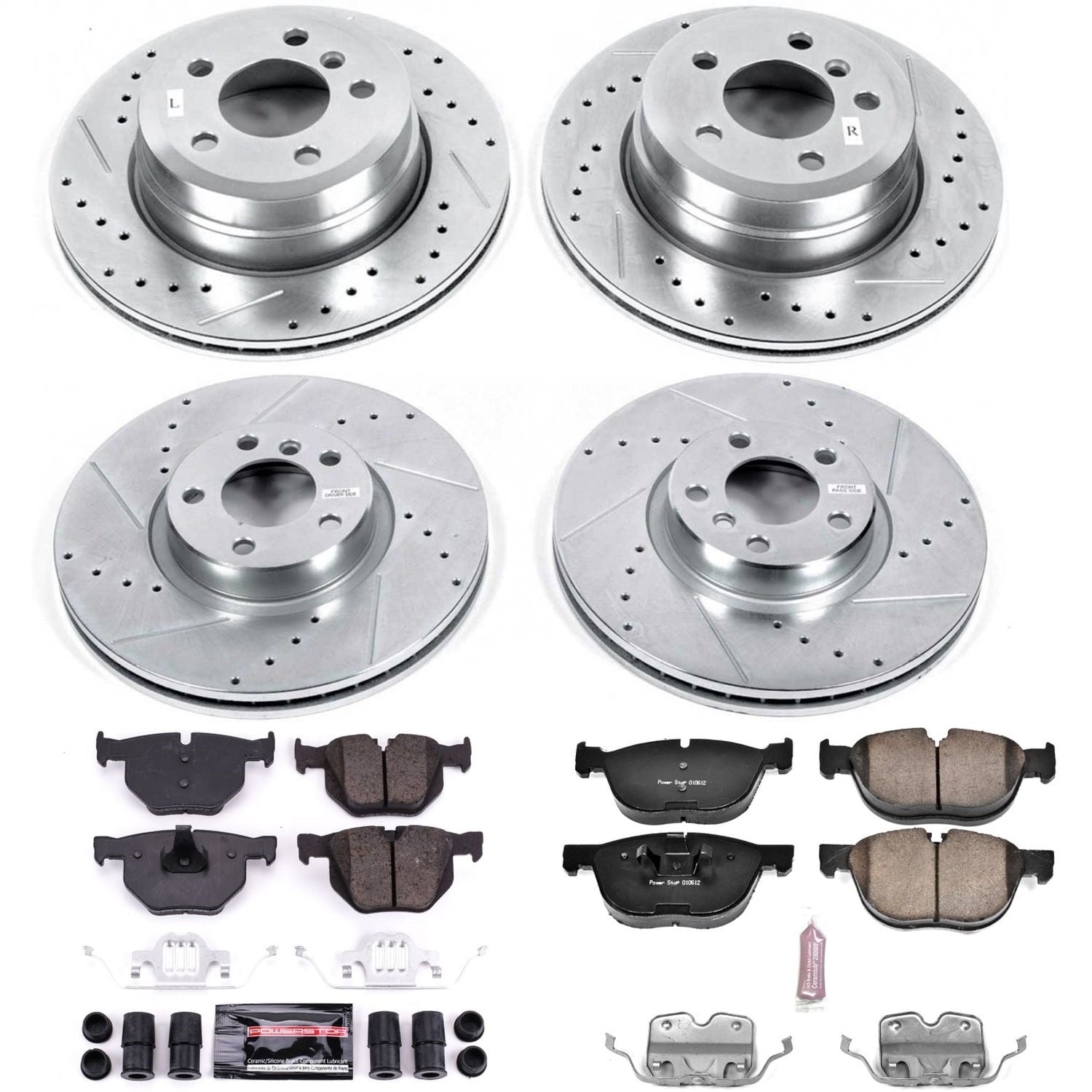PowerStop Front & Rear Z23 Evolution Sport Brake Kit | BMW X5 (16-18) (K7996)