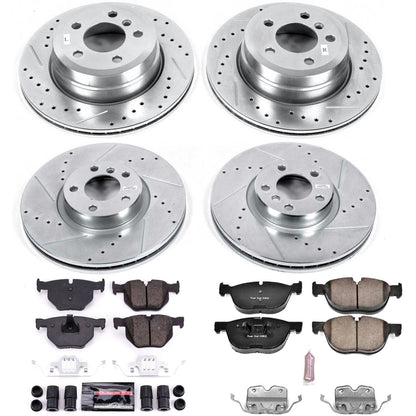 PowerStop Front & Rear Z23 Evolution Sport Brake Kit | BMW X5 (16-18) (K7996)