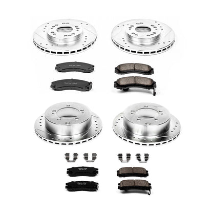 PowerStop Front & Rear Z23 Evolution Sport Brake Kit | Dodge Stealth (91-96) (K800)