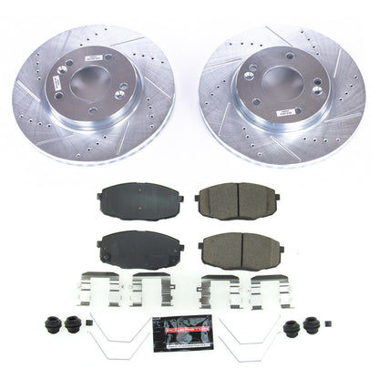 PowerStop Z23 Evolution Sport Front Brake Kit | Kia Soul (17-19) (K8007)