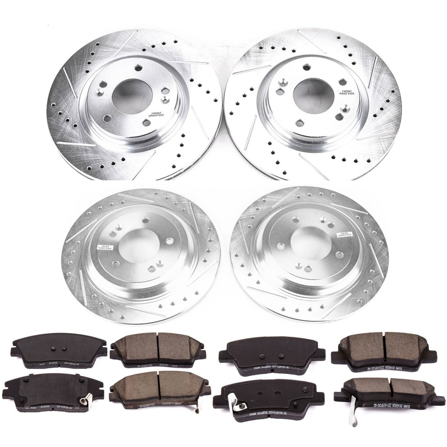 PowerStop Front & Rear Z23 Evolution Sport Brake Kit | Kia Sportage (17-18) (K8010)