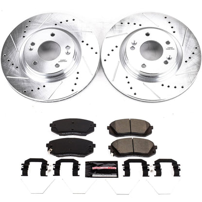 PowerStop Z23 Evolution Sport Front Brake Kit | Hyundai Kona (18-19) (K8011)