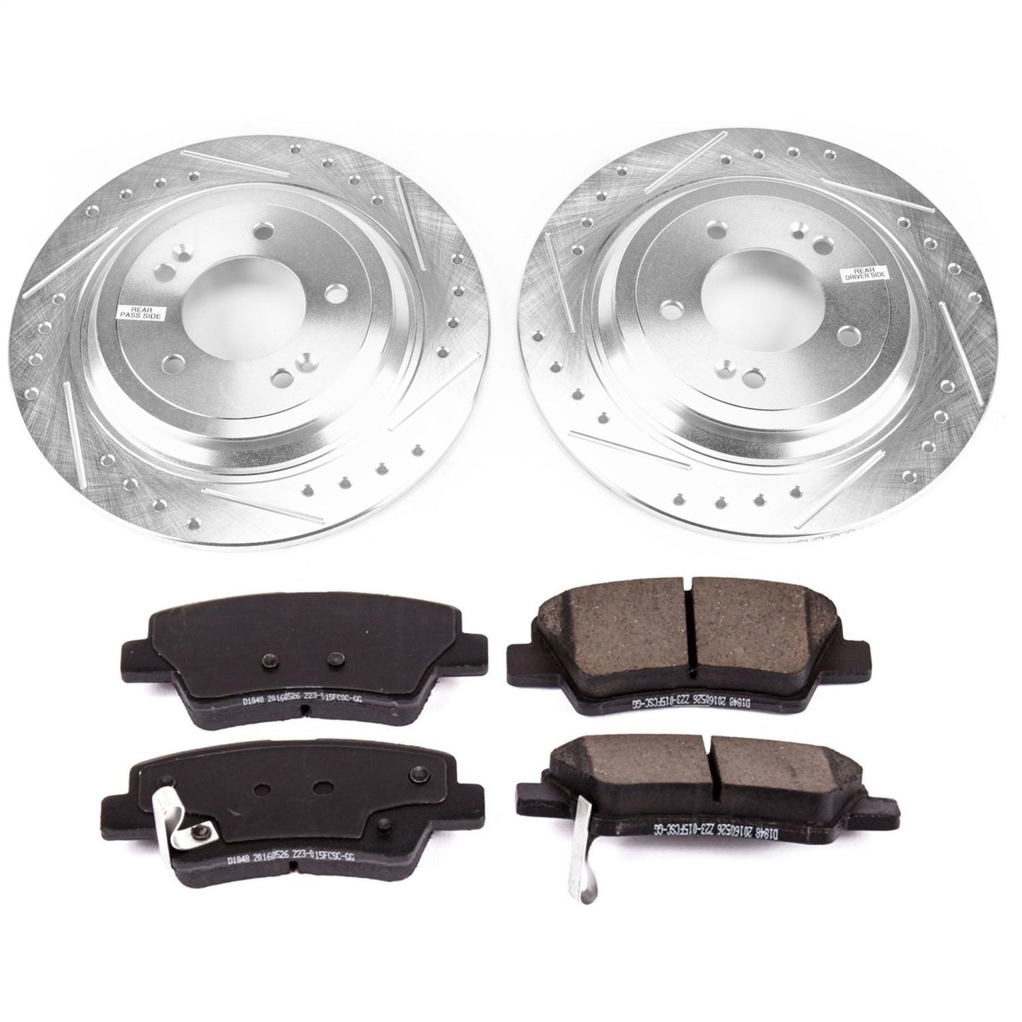 PowerStop Rear Z23 Evolution Sport Brake Kit | Kia Sportage (17-18) (K8016)
