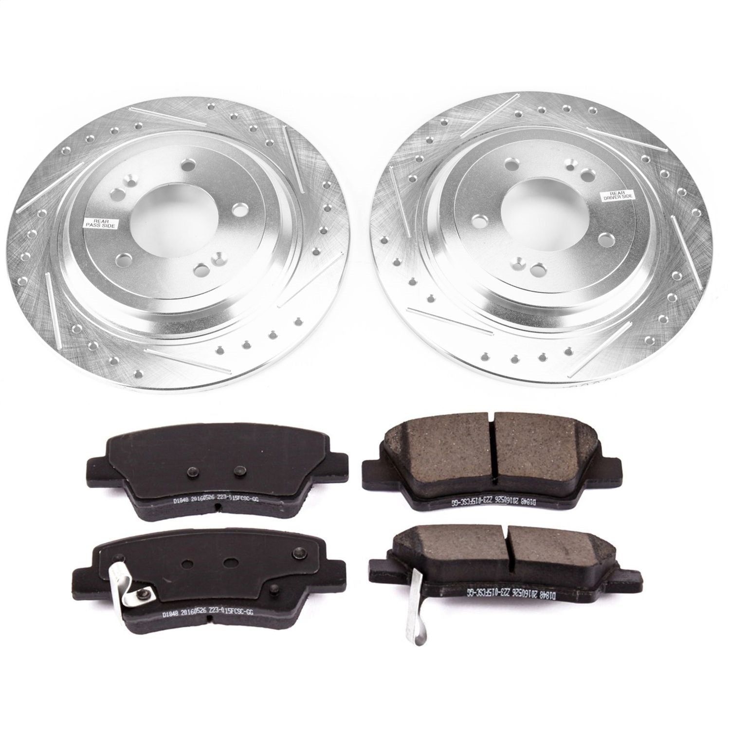 PowerStop Rear Z23 Evolution Sport Brake Kit | Kia Sportage (17-18) (K8016)