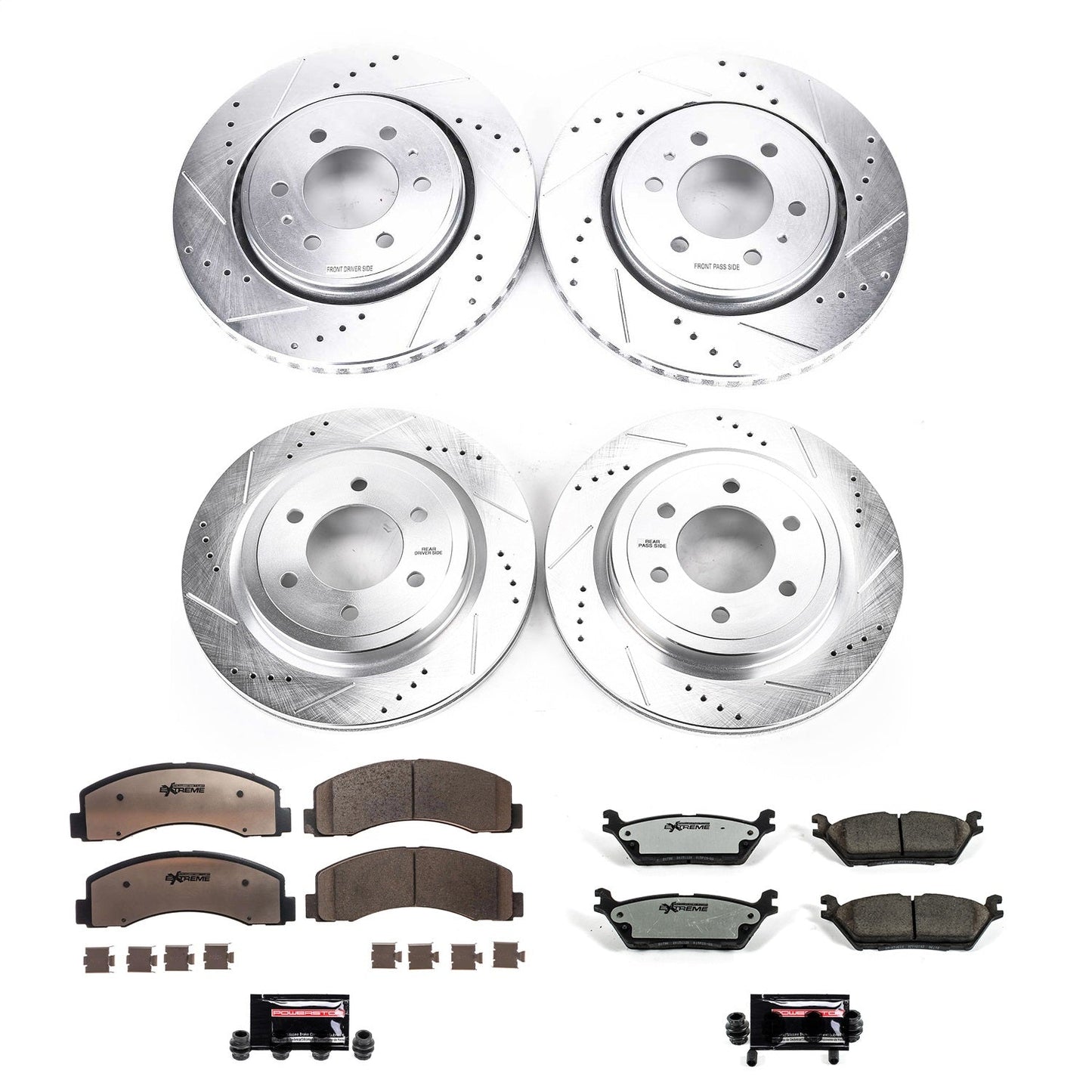 PowerStop Front & Rear Z36 Truck & Tow Brake Kit | Ford Expedition (18) (K8026-36)