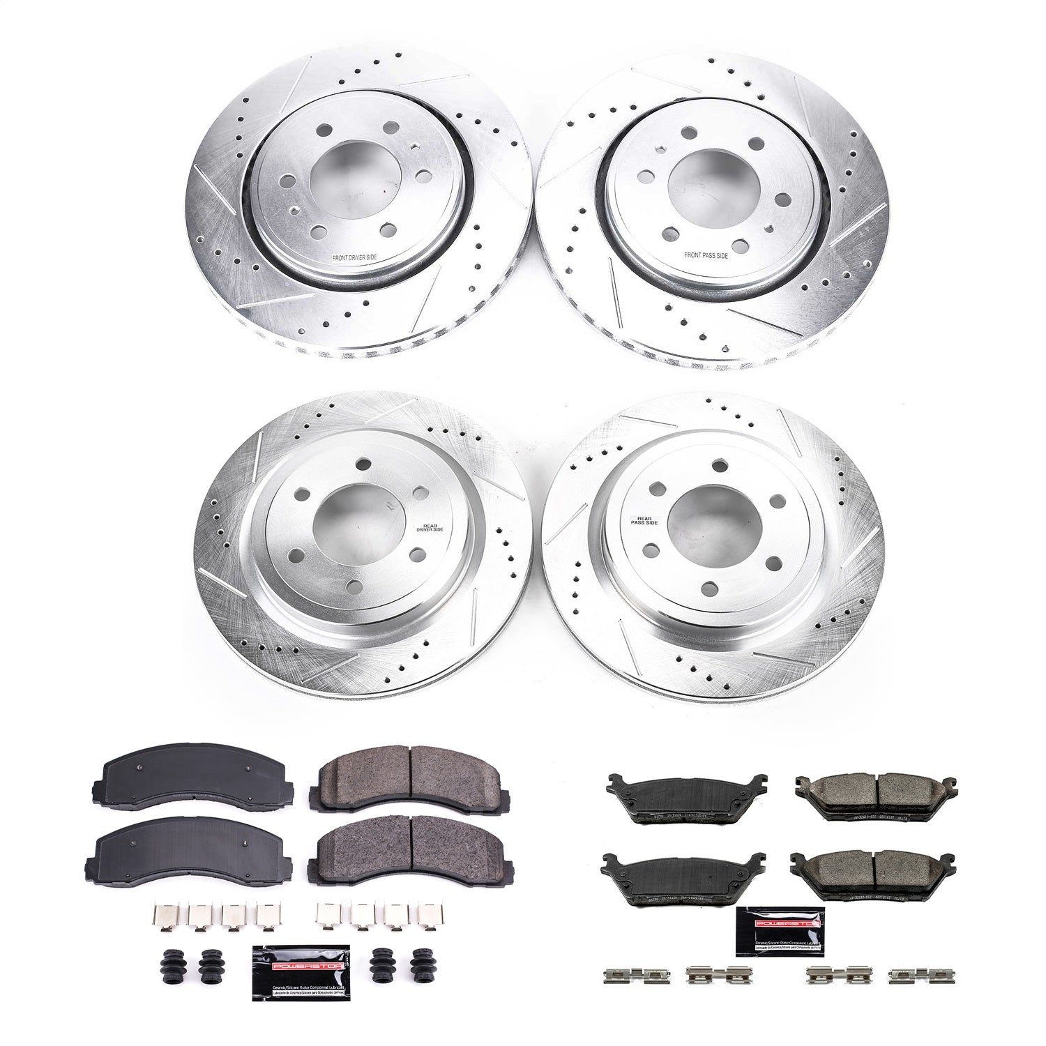 PowerStop Z23 Front & Rear Brake Kit Ford Expedition 18 – WheelFlip