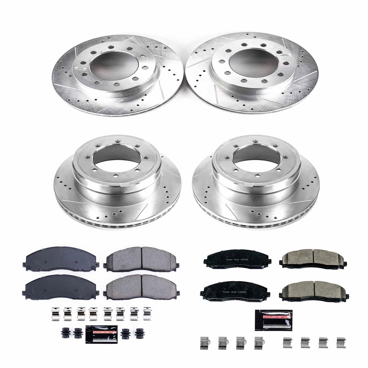 PowerStop Front & Rear Z23 Evolution Brake Kit | Ford F-350 Super Duty (16) (K8027)