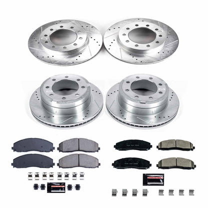 PowerStop Front & Rear Z23 Evolution Brake Kit | Ford F-350 Super Duty (16) (K8028)