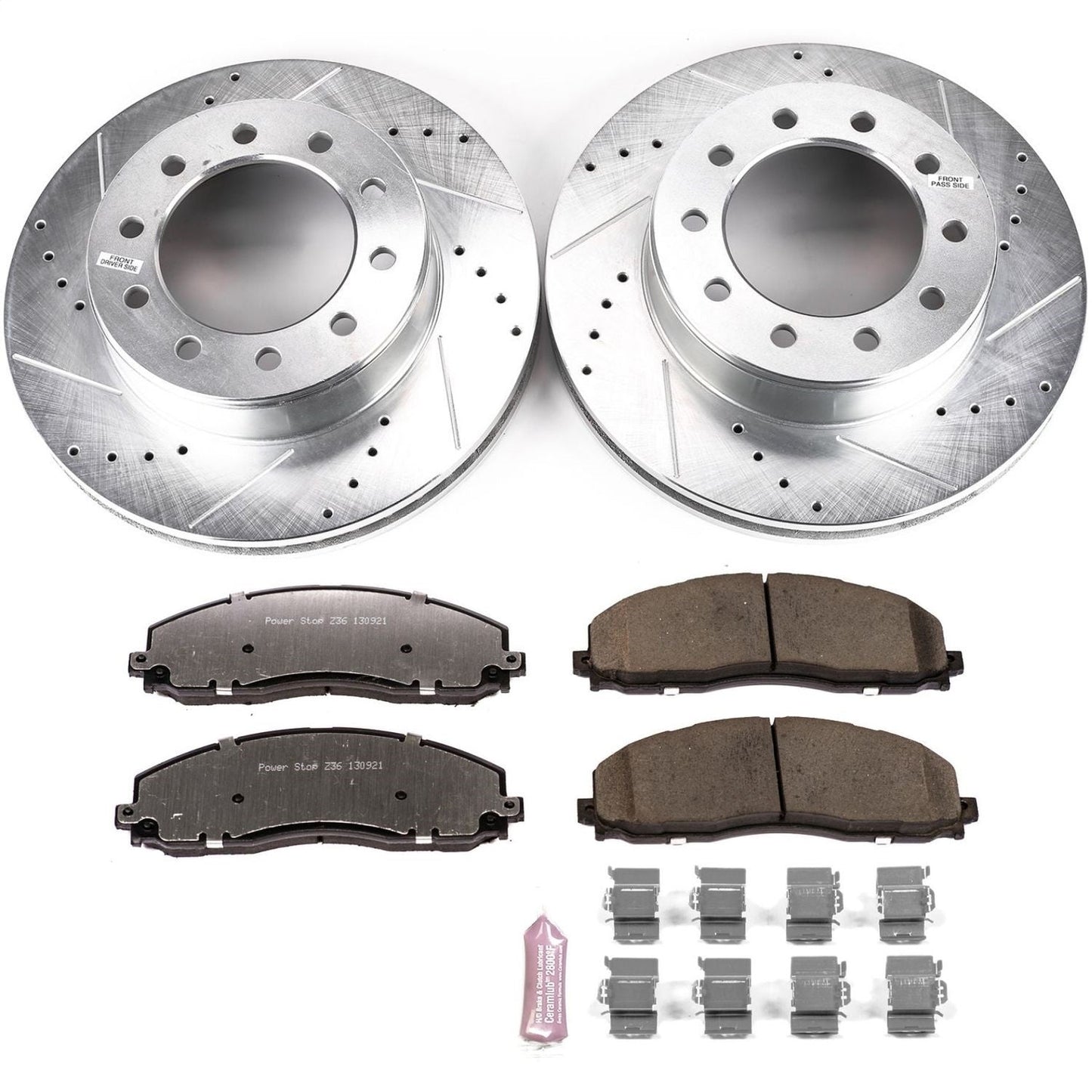 PowerStop Front Z36 Truck & Tow Brake Kit | Ford F-350 Super Duty (16) (K8029-36)