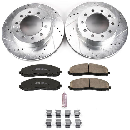 PowerStop Front Z23 Evolution Brake Kit | Ford F-350 Super Duty (16) (K8029)