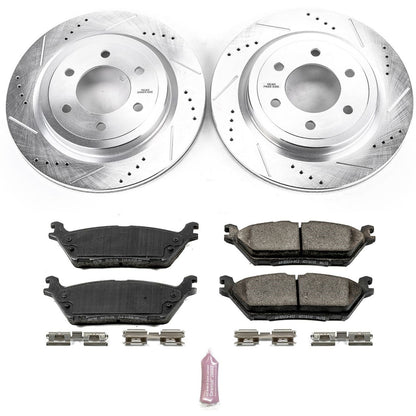 PowerStop Rear Z23 Evolution Sport Brake Kit | Ford Expedition (18) (K8030)