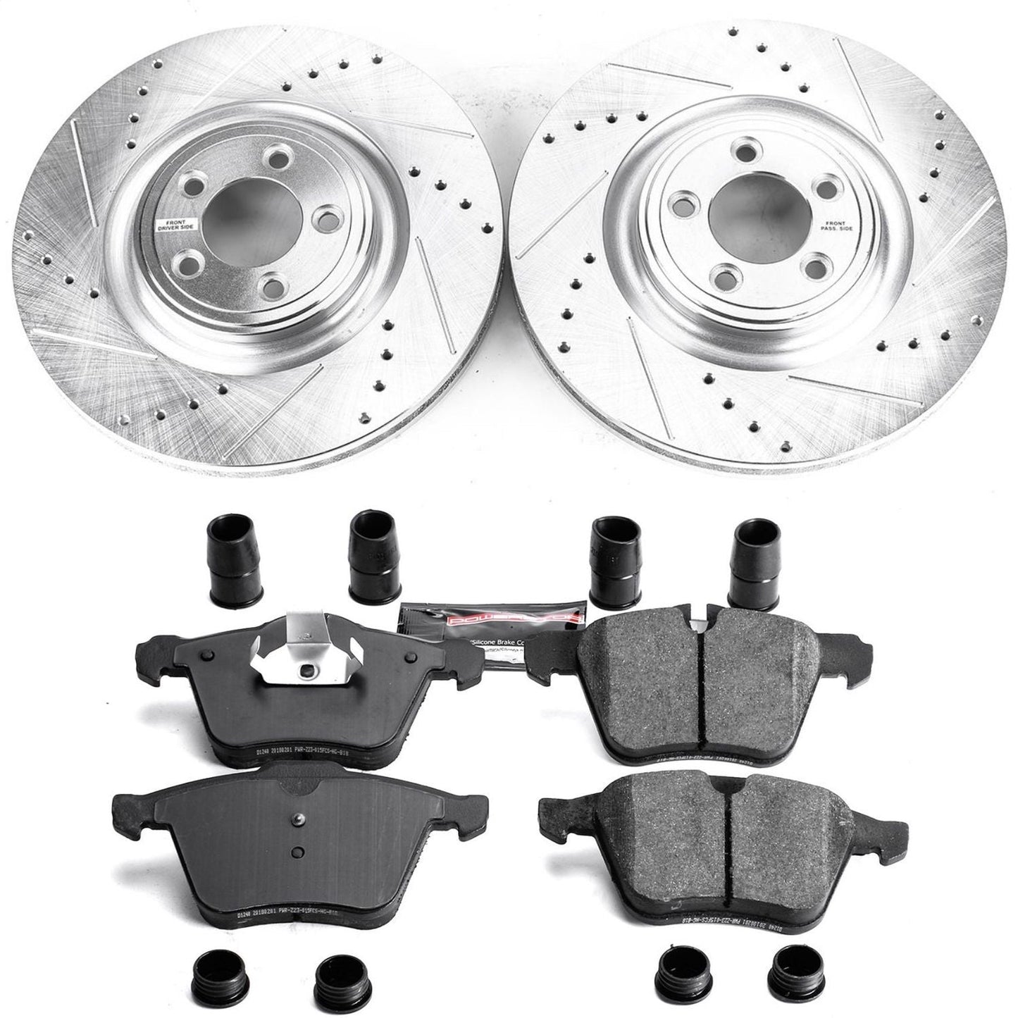 PowerStop Z23 Evolution Sport Front Brake Kit | Jaguar XJ (18) (K8035)