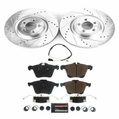PowerStop Front Z23 Evolution Sport Brake Kit | Jaguar F-Type (18-19) (K8037)