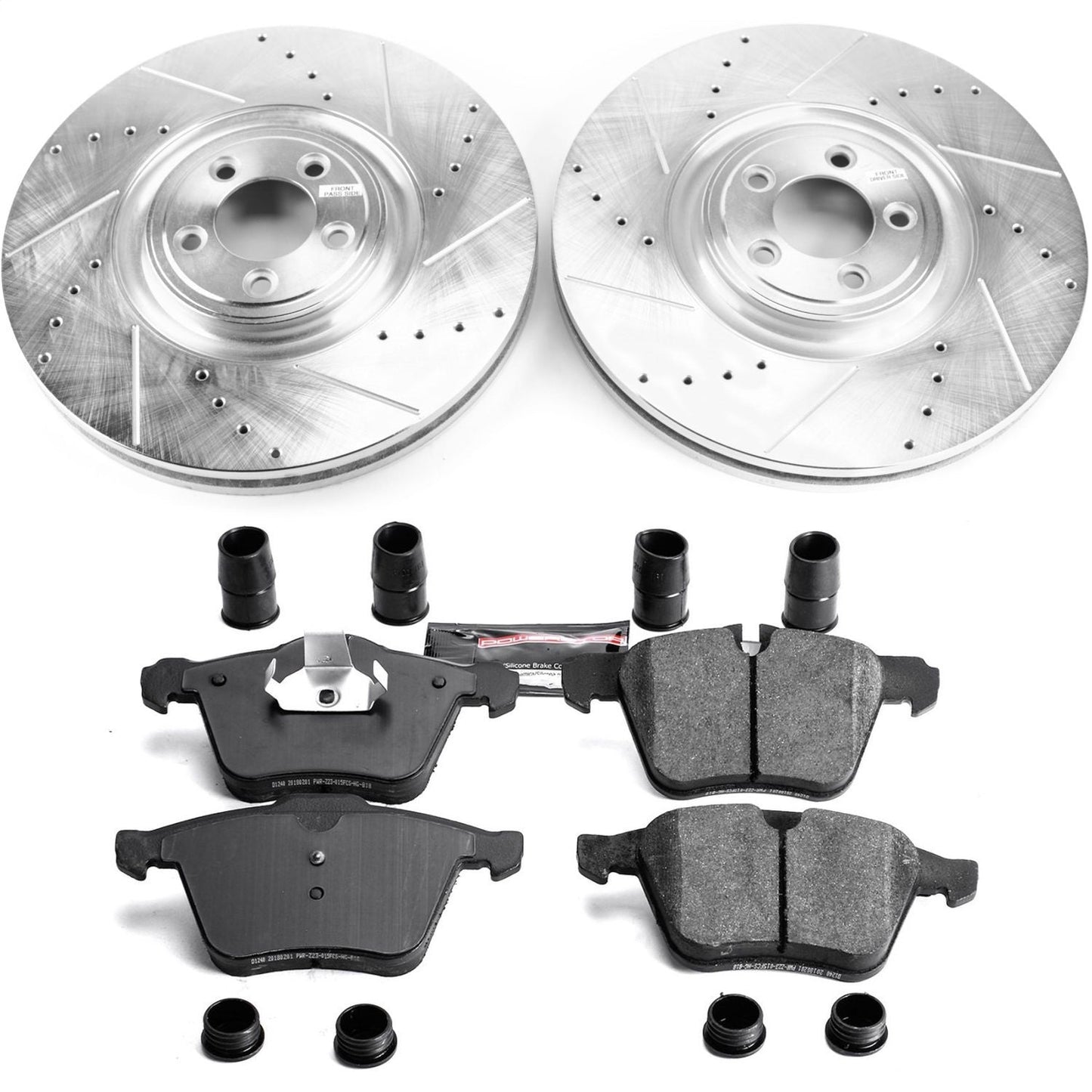 PowerStop Front Z23 Evolution Brake Kit | Jaguar XJ (18) (K8039)