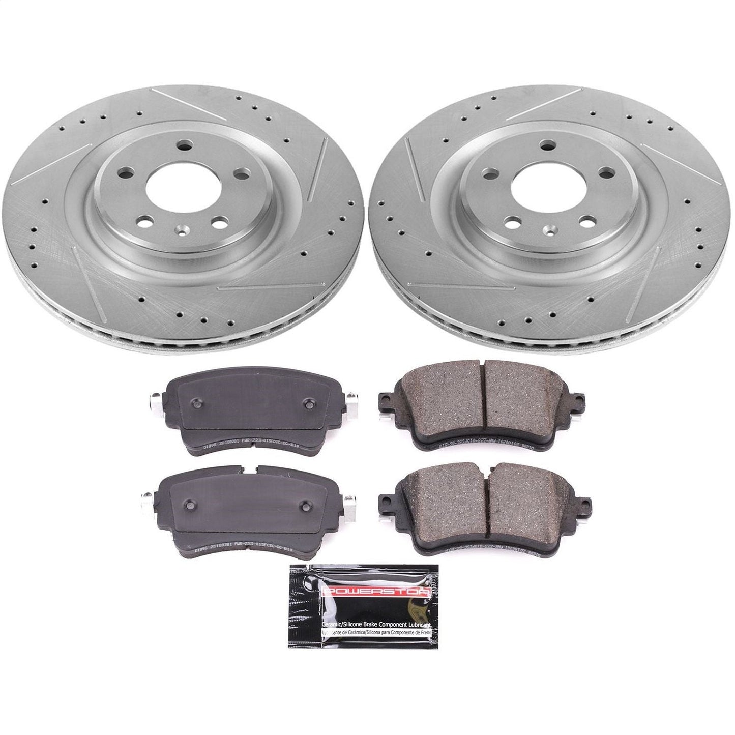 PowerStop Rear Z23 Evolution Sport Brake Kit | Audi Q5 (18) (K8043)