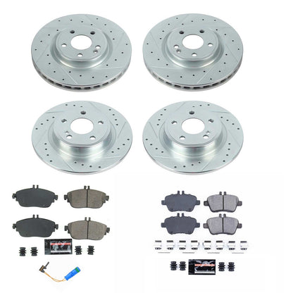 PowerStop Front & Rear Z23 Evolution Sport Brake Kit | Infiniti QX30 (17-19) (K8046)