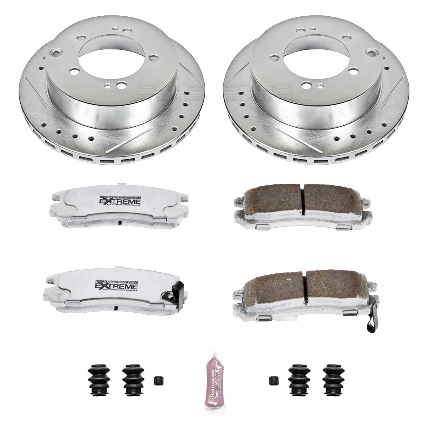 PowerStop Rear Z26 Street Warrior Brake Kit | Dodge Stealth (91-96) (K806-26)
