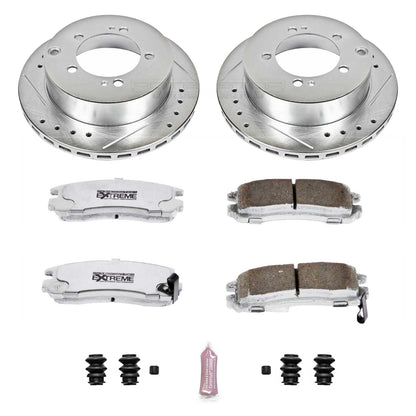 PowerStop Rear Z26 Street Warrior Brake Kit | Dodge Stealth (91-96) (K806-26)