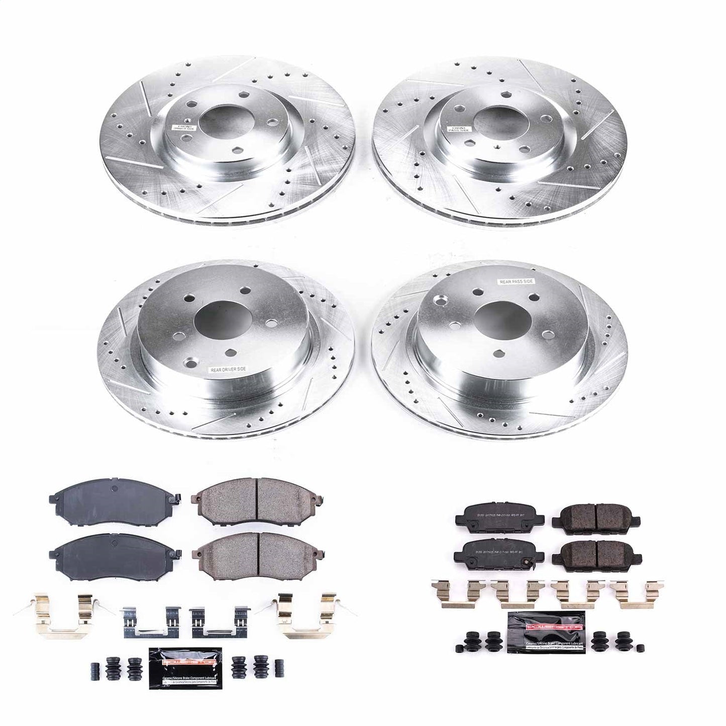 PowerStop Front & Rear Z23 Evolution Sport Brake Kit | Infiniti Q70 (18-19) (K8061)