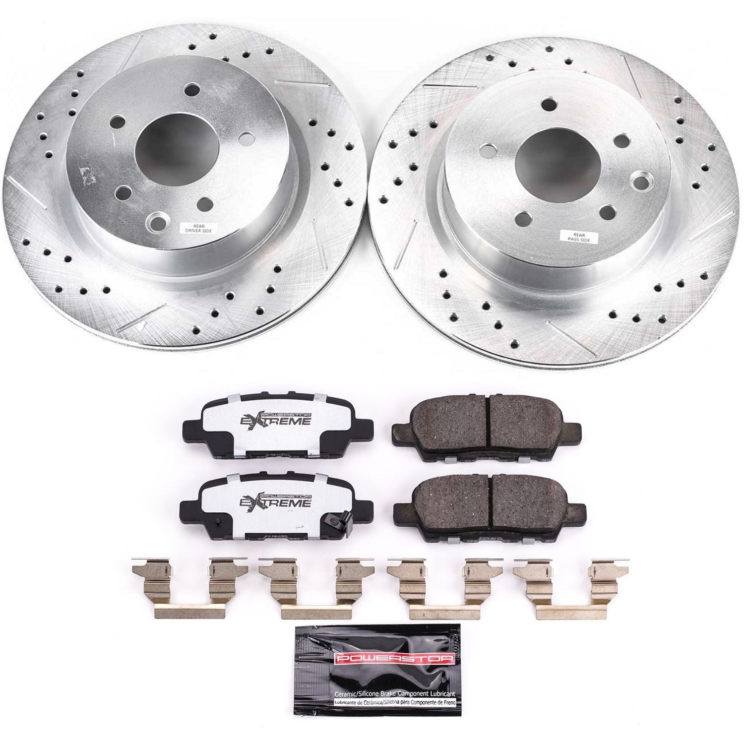 PowerStop Rear Z26 Street Warrior Brake Kit | Nissan 370Z (18-19) (K8062-26)