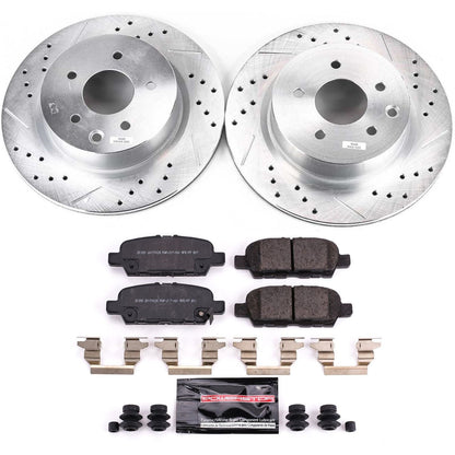 PowerStop Z23 Evolution Sport Rear Brake Kit | Nissan 370Z (18-19) (K8062)