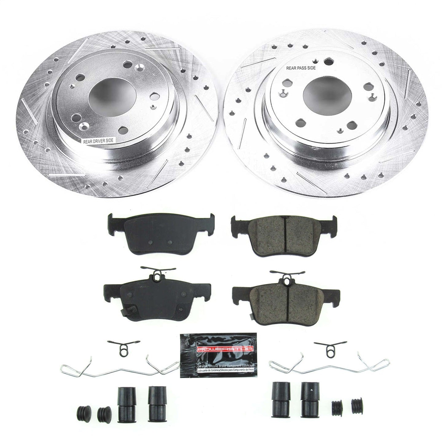 PowerStop Rear Z23 Evolution Sport Brake Kit | Honda Accord (18-19) (K8063)
