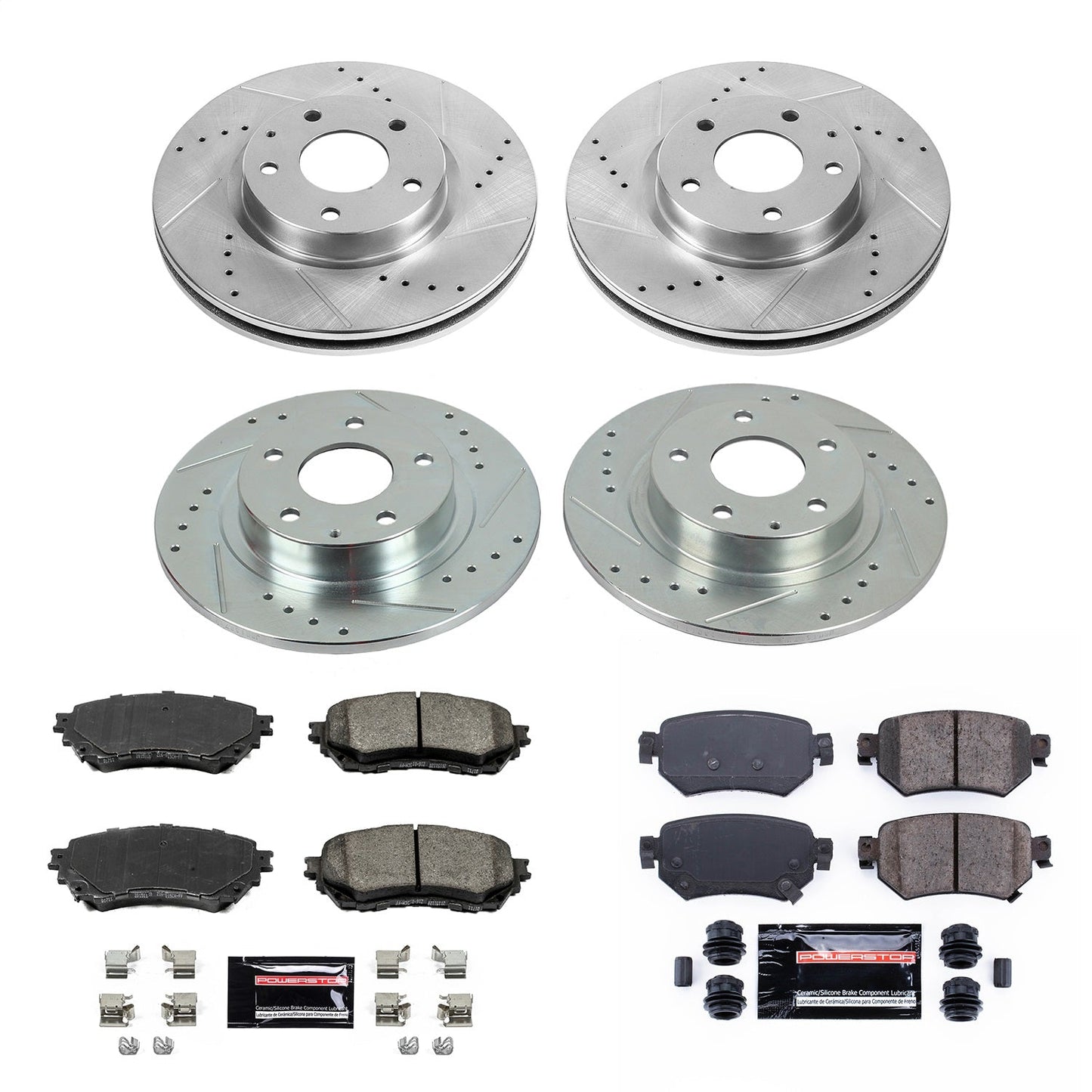 PowerStop Front & Rear Z23 Evolution Sport Brake Kit | Mazda 6 (16-18) (K8067)