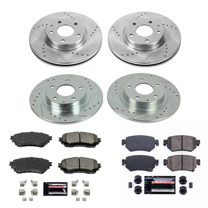PowerStop Front & Rear Z23 Evolution Sport Brake Kit | Mazda 6 (16-18) (K8067)
