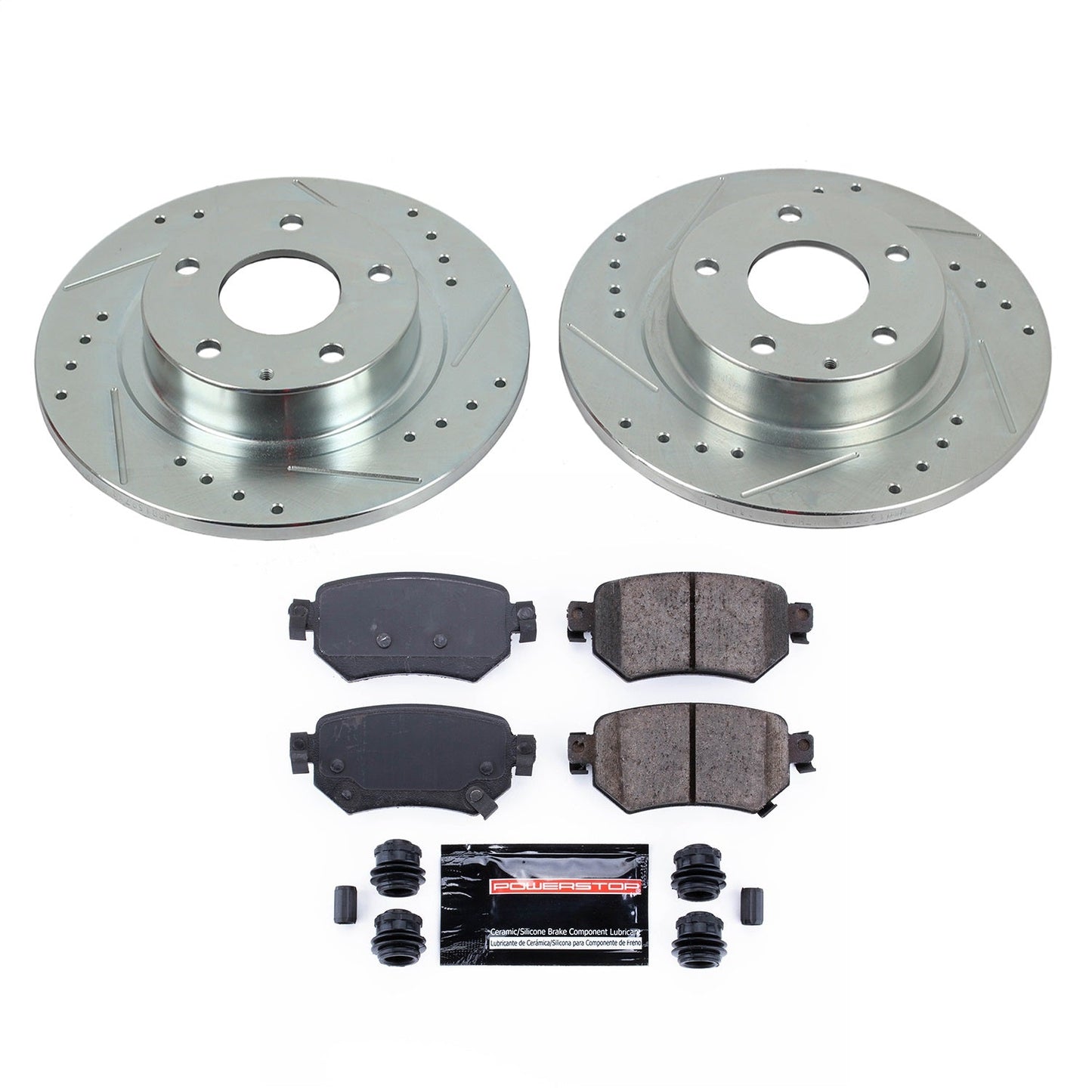 PowerStop Rear Z23 Evolution Sport Brake Kit | Mazda 6 (16-18) (K8068)