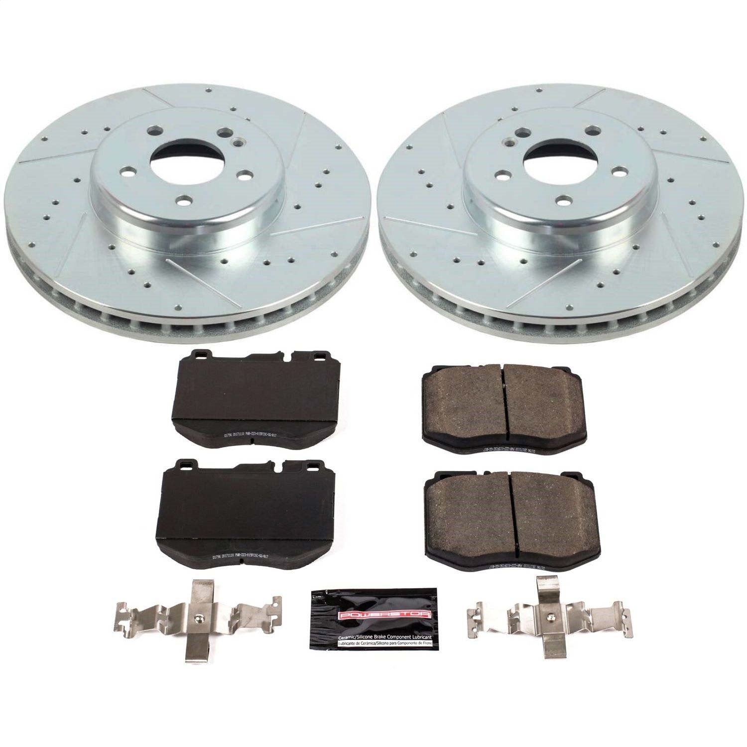 PowerStop Z23 Evolution Sport Front Brake Kit | Mercedes-Benz E300 (17) (K8073)