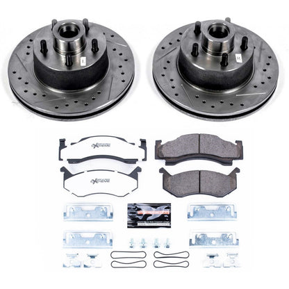 PowerStop Front Z36 Truck & Tow Brake Kit | Chrysler Town & Country (80-81) (K8079-36)