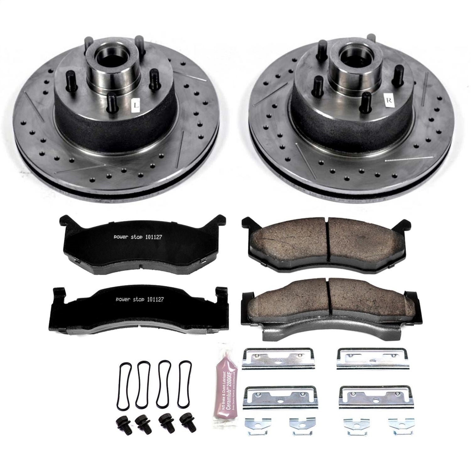 PowerStop Front Z23 Evolution Sport Brake Kit | Chrysler Town & Country (80-81) (K8079)