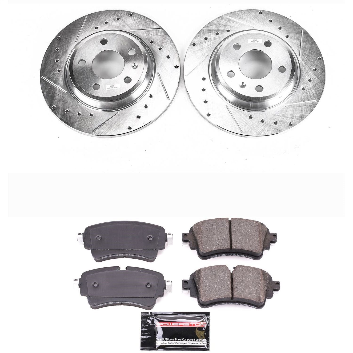 PowerStop Rear Z23 Evolution Sport Brake Kit | Audi A4 (19) (K8091)
