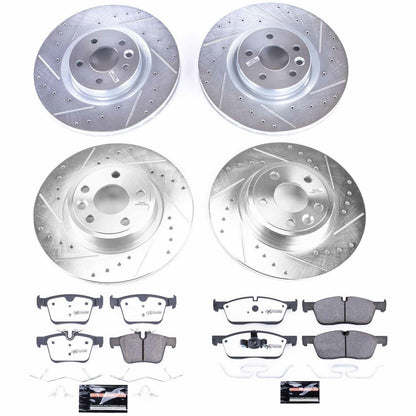 PowerStop Front & Rear Z36 Truck & Tow Brake Kit | Jaguar E-Pace (18) (K8108-36)