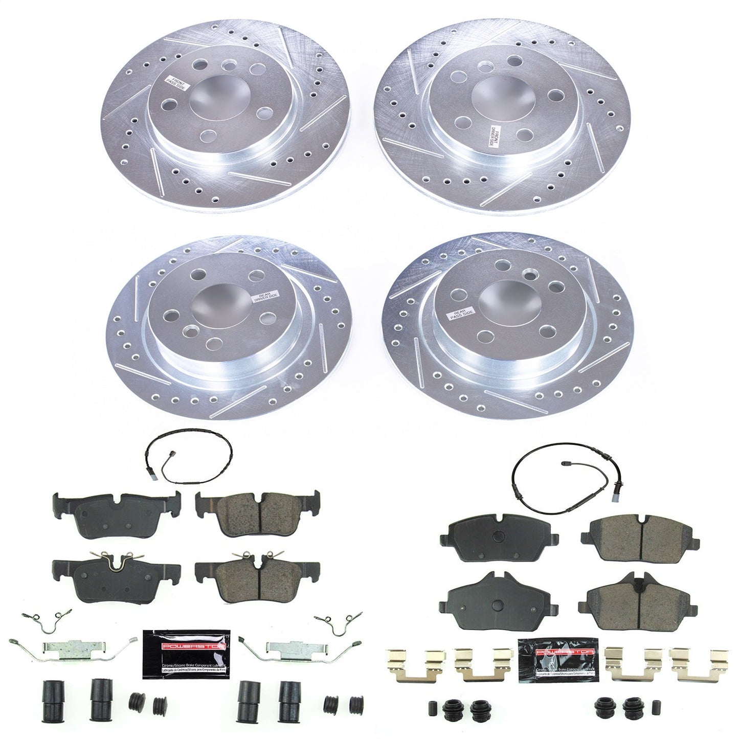 PowerStop Front & Rear Z23 Evolution Sport Brake Kit | BMW i3 (14-19) (K8113)