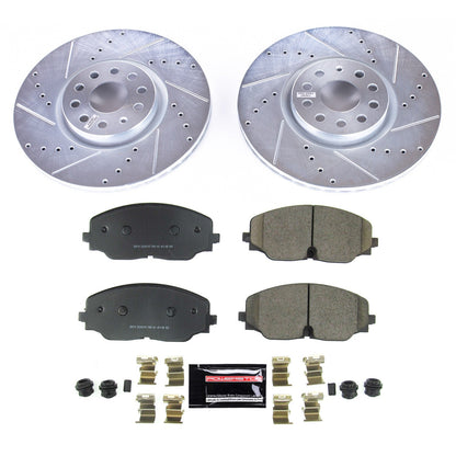 PowerStop Evolution Sport Front Brake Kit | Volkswagen Atlas (18) (K8117)