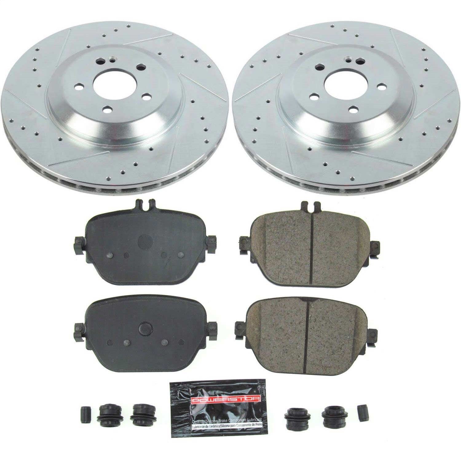 PowerStop Rear Z23 Evolution Sport Brake Kit | Mercedes-Benz E43 AMG (17-18) (K8153)