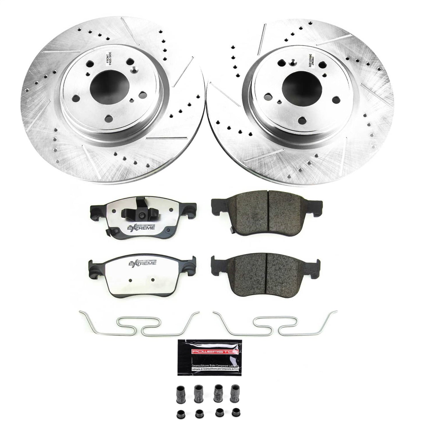 PowerStop Front Z26 Street Brake Kit | Acura Integra (23) (K8165-26)