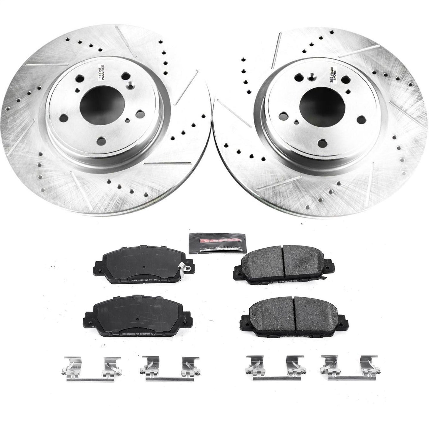PowerStop Z23 Evolution Sport Front Brake Kit | Honda Accord (18-19) (K8165)