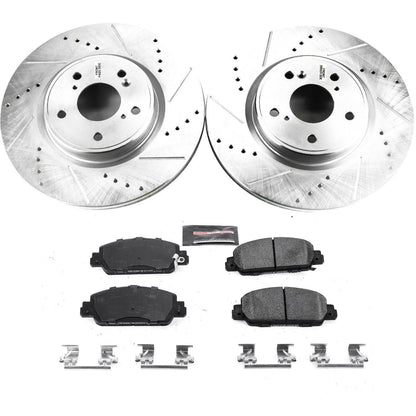 PowerStop Z23 Evolution Sport Front Brake Kit | Honda Accord (18-19) (K8165)