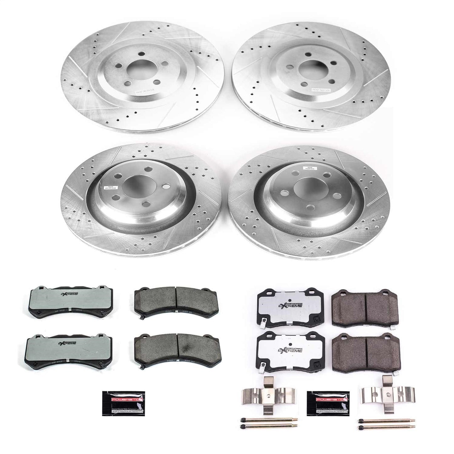 PowerStop Front and Rear Z26 Street Brake Kit | Dodge Charger (15-20) (K8170-26)