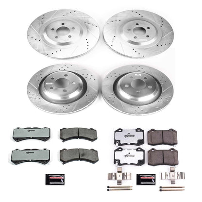 PowerStop Front and Rear Z26 Street Brake Kit | Dodge Charger (15-20) (K8170-26)