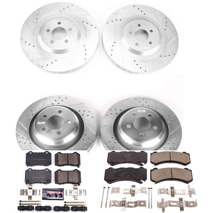 PowerStop Front & Rear Z23 Evolution Brake Kit | Dodge Challenger (15-20) (K8170)