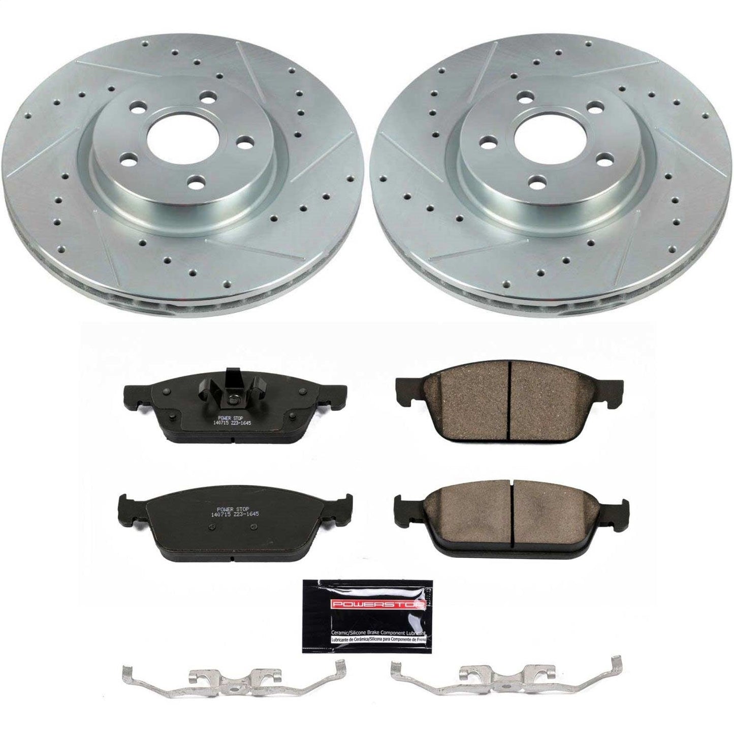 PowerStop Z23 Evolution Sport Front Brake Kit | Ford Transit Connect (18-19) (K8175)