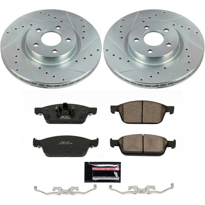 PowerStop Z23 Evolution Sport Front Brake Kit | Ford Transit Connect (18-19) (K8175)