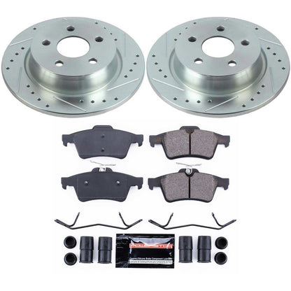 PowerStop Rear Z23 Evolution Sport Brake Kit | Ford Transit Connect (18-19) (K8176)