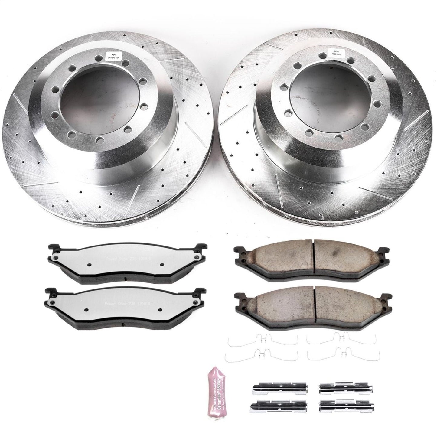 PowerStop Front & Rear Z36 Truck & Tow Brake Kit | Ford F59 (15-19) (K8177-36)