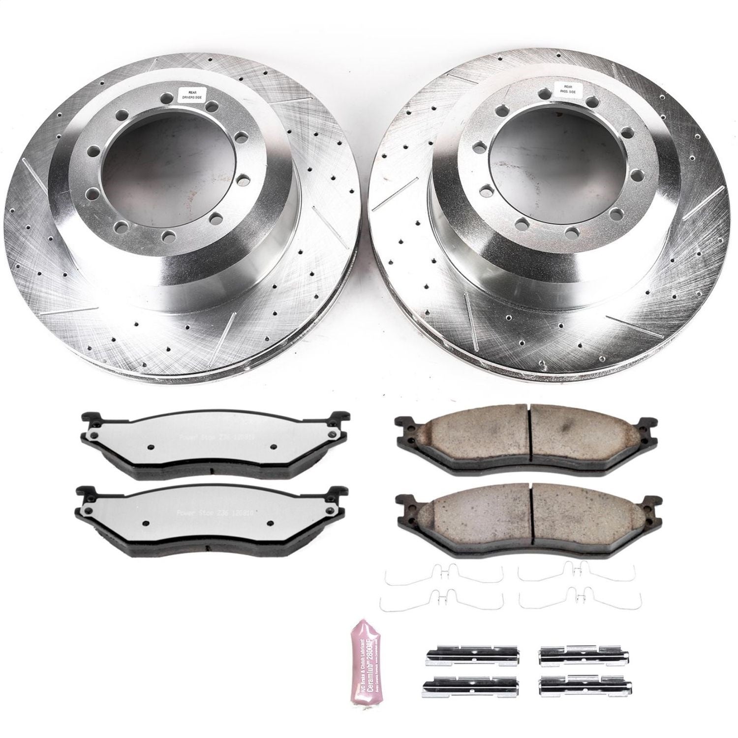 PowerStop Front & Rear Z36 Truck & Tow Brake Kit | Ford F59 (15-19) (K8177-36)